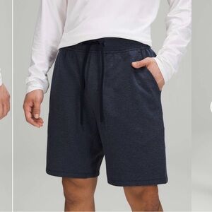 Lululemon City Sweat Short 9", Heathered Classic Navy, Large